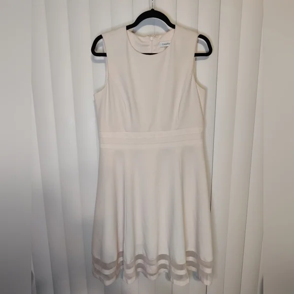 Calvin Klein Light Pink Dress Size 12 - Picture 1 of 3